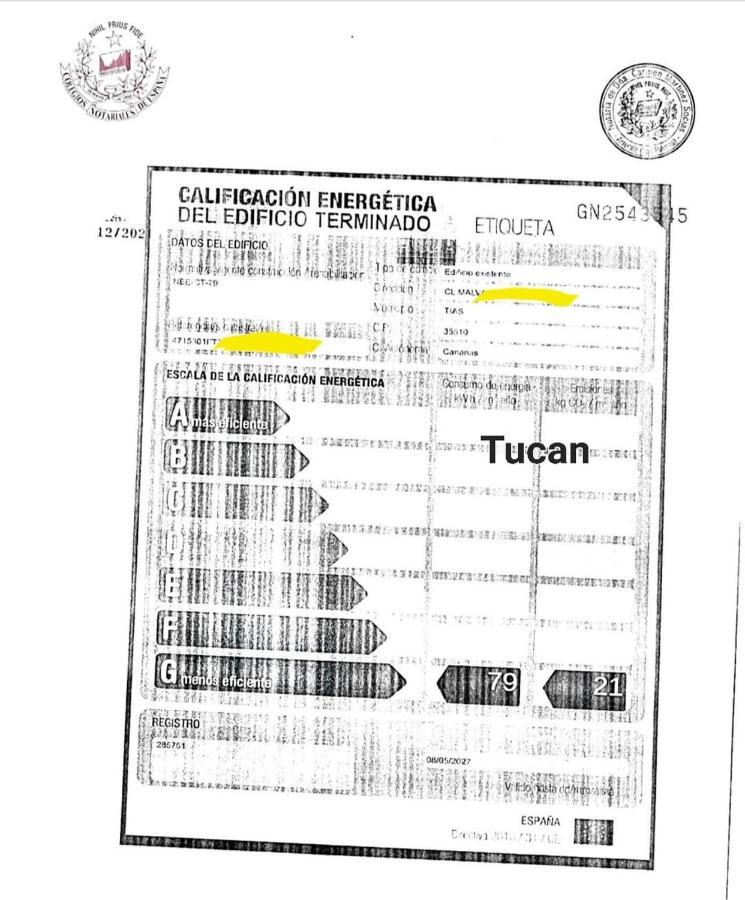 Vivienda Vacacional El Tucan Tías Zewnętrze zdjęcie